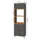 Ver imagem 4 de Torre Quente 4 Portas 2 Nichos para Forno Paris 