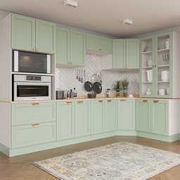 Cozinha Modulada 9 Peças com Tampo 4 Aéreos 4 Balcões e Torre Quente Arizona CabeCasa MadeiraMadeira - 2