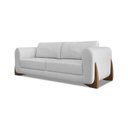 Ver imagem 2 de Sofá 3 Lugares 220cm Linho Djon Cinza Grigio