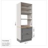 Cozinha Modulada 9 Peças com Tampo 4 Aéreos 4 Balcões e 1 Torre Quente Arizona CabeCasa MadeiraMadeira - 11