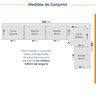 Cozinha Modulada 9 Peças com Tampo 4 Aéreos 4 Balcões e 1 Torre Quente Arizona CabeCasa MadeiraMadeira - 3