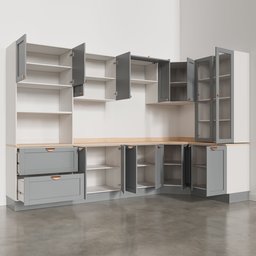 Cozinha Modulada 9 Peças 1 Tampo Aéreos Balcões e 1 Torre Quente Arizona CabeCasa MadeiraOriginals - 10 Cozinha Modulada 9 Peças 1 Tampo Aéreos Balcões e 1 Torre Quente Arizona CabeCasa MadeiraOriginals - 10