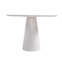 Ver imagem 1 de Mesa de Jantar Cone Redonda 100 Cm Laqueada Linn Design Decor Branco