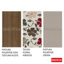 Ver imagem 2 de Conjunto com 4 Cadeiras Rustic Floral Hibiscos Madesa