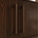 Ver imagem 5 de Armário Buffet Aparador Minimalista 2 Portas 3 Gav 170cm Cor Imbuia Tecca Idimex