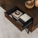 Ver imagem 7 de Armário Buffet Aparador Minimalista 2 Portas 3 Gav 170cm Cor Imbuia Tecca Idimex