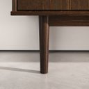 Ver imagem 6 de Armário Buffet Aparador Minimalista 2 Portas 3 Gav 170cm Cor Imbuia Tecca Idimex