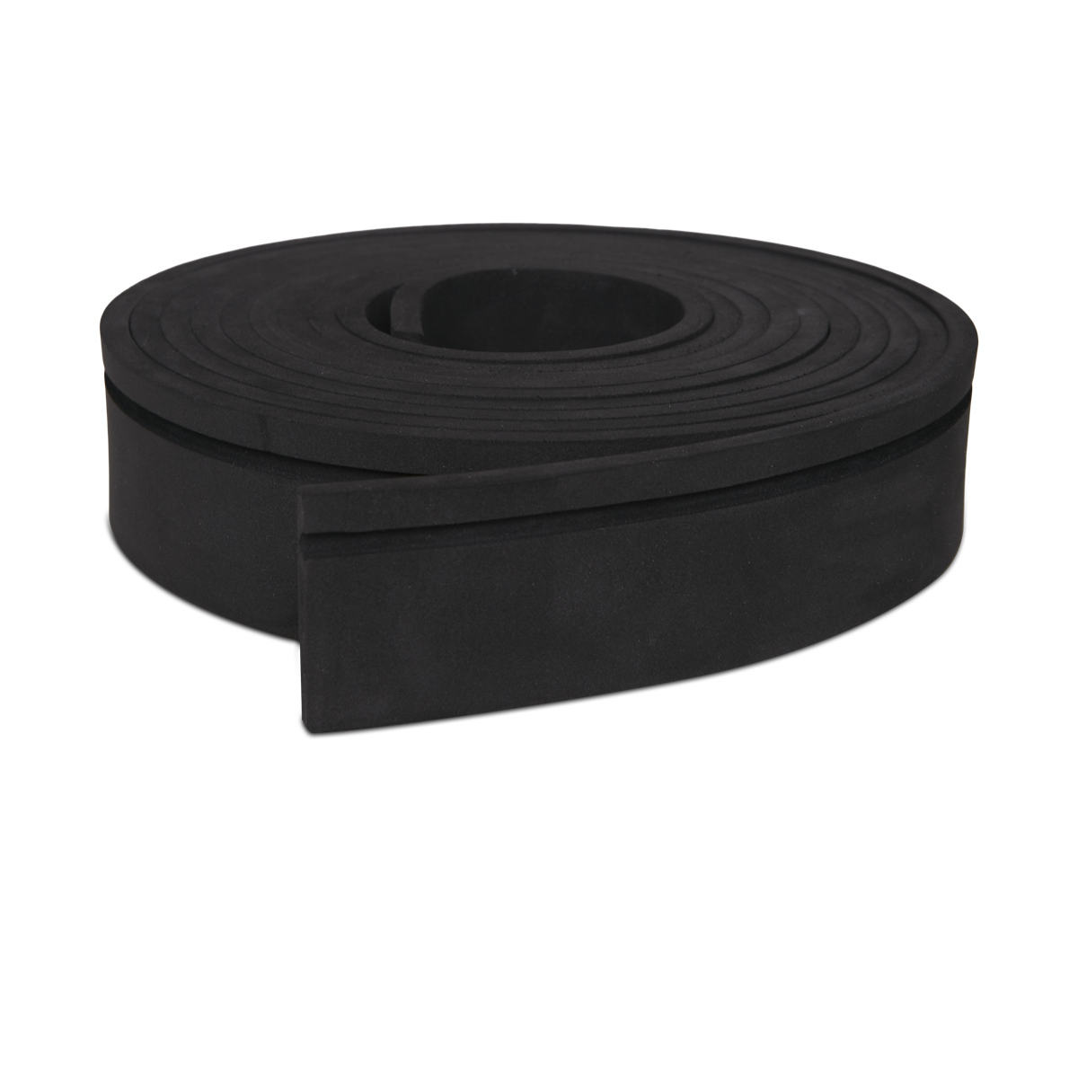 Moldura Eva Autocolante Flexível 5cm X 5 Mts - 5c1-preto