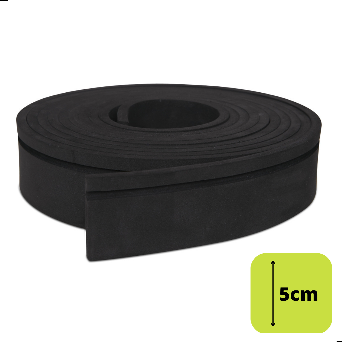 Moldura Eva Autocolante Flexível 5cm X 5 Mts - 5c1-preto - 3