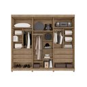 Ver imagem 2 de Guarda Roupa 06 Portas e 06 Gavetas Enna - Lanza:branco