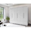 Ver imagem 1 de Guarda Roupa 06 Portas e 06 Gavetas Enna - Lanza:branco