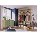 Ver imagem 4 de Cômoda 6 Gavetas Bege/Alecrim