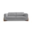 Ver imagem 7 de Sofá 3 Lugares 230cm Linho Djon Cinza
