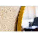 Ver imagem 3 de Espelho Oval com Moldura em Metal Mobília Express Pequeno Dourado