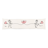 Almofada Longa Decorativa Corações Conectados - Casal com Balões de Amor | 140x30cm - 1