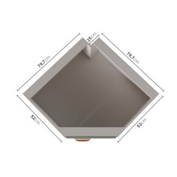 Cozinha Modulada 6 Peças com Tampo 3 Aéreos 6 Portas e 3 Balcões Arizona CabeCasa MadeiraMadeira - 15