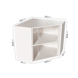 Cozinha Modulada 6 Peças com Tampo 3 Aéreos 6 Portas e 3 Balcões Arizona CabeCasa MadeiraMadeira - 18