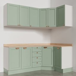 Cozinha Modulada 6 Peças com Tampo 3 Aéreos 6 Portas e 3 Balcões Arizona CabeCasa MadeiraMadeira - 9