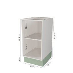 Cozinha Modulada 6 Peças com Tampo 3 Aéreos 6 Portas e 3 Balcões Arizona CabeCasa MadeiraMadeira - 17