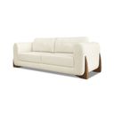 Ver imagem 2 de Sofá 3 Lugares 230cm Linho Djon Branco Natural