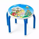 Ver imagem 1 de Banquinho Infantil Metal Resistente Estudos Lanche Azul Kangur 26cm