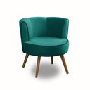 Ver imagem 2 de Kit 2 Poltronas para Sala Decorativa Bela Suede Tiffany Rover & Beato