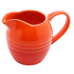 Leiteira Cerâmica 12,5x8x9cm Retrô Laranja - Wolff - 1 Leiteira Cerâmica 12,5x8x9cm Retrô Laranja - Wolff - 1
