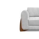 Ver imagem 5 de Sofá 3 Lugares 250cm Linho Djon Cinza Grigio