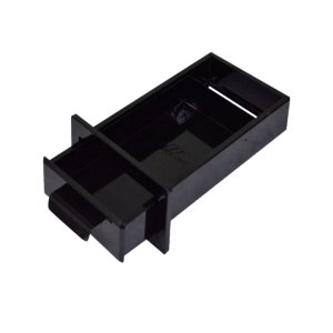Gaveta Cinzeiro Lareira Chapa de Aço Preta Popular 38x22x6cm Metal Mig 596mtm