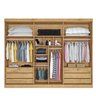 Guarda Roupa Casal 6 Portas 6 Gavetas Bergone  - 2