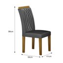 Ver imagem 4 de Conjunto 2 Cadeiras para Sala de Jantar Doha