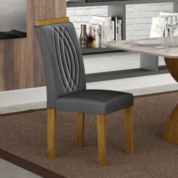 Conjunto 2 Cadeiras para Sala de Jantar Doha - 3