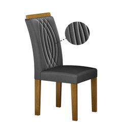 Conjunto 2 Cadeiras para Sala de Jantar Doha - 5