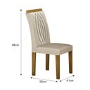 Ver imagem 4 de Conjunto 2 Cadeiras para Sala de Jantar Doha