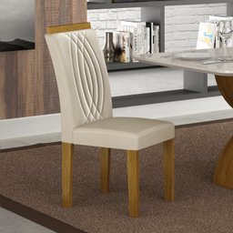 Conjunto 2 Cadeiras para Sala de Jantar Doha - 3
