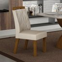 Ver imagem 3 de Conjunto 2 Cadeiras para Sala de Jantar Ilheus Marrom/Freijó/Palha