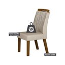 Ver imagem 2 de Conjunto 2 Cadeiras para Sala de Jantar Ilheus Marrom/Freijó/Palha