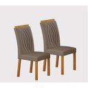 Ver imagem 2 de Conjunto 2 Cadeiras para Sala de Jantar Doha
