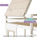 Ver imagem 2 de Cama Alta Cabana com Janela Noopy Casatema MadeiraOriginals