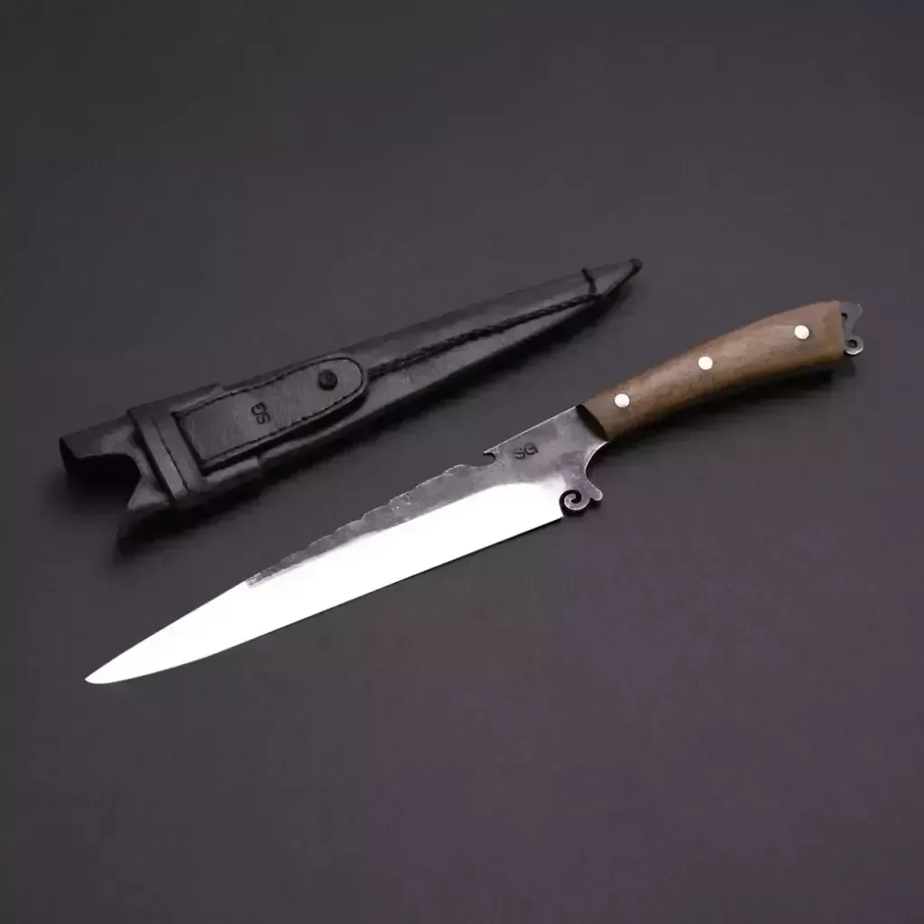 Ver imagem 1 de Faca Picaço Sg Aço Carbono – 6”, 8” e 10” | Cabo de Imbuia | Lâmina 3mm Full Tang:6'' (15cm)