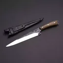 Ver imagem 1 de Faca Picaço Sg Aço Carbono – 6”, 8” e 10” | Cabo de Imbuia | Lâmina 3mm Full Tang:6'' (15cm)