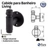 Cabide Para Banheiro Industrial Bruto Living 700 Fani - 2