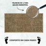 Tapete Beira de Cama 66x120 Oasis Shaggy Bege Trigo - 6
