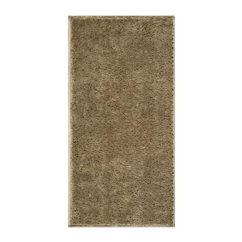 Tapete Beira de Cama 66x120 Oasis Shaggy Bege Trigo