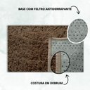 Ver imagem 5 de Tapete Beira de Cama 66x120 Oasis Shaggy Bege Trigo