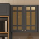 Ver imagem 3 de Armário Aéreo 2 Portas 80cm com Vidro Reflecta Paris