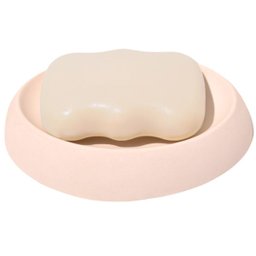 Saboneteira Porta Sabonete Banheiro Oval Luxo 12,5cm em Cimento - Palha - 1