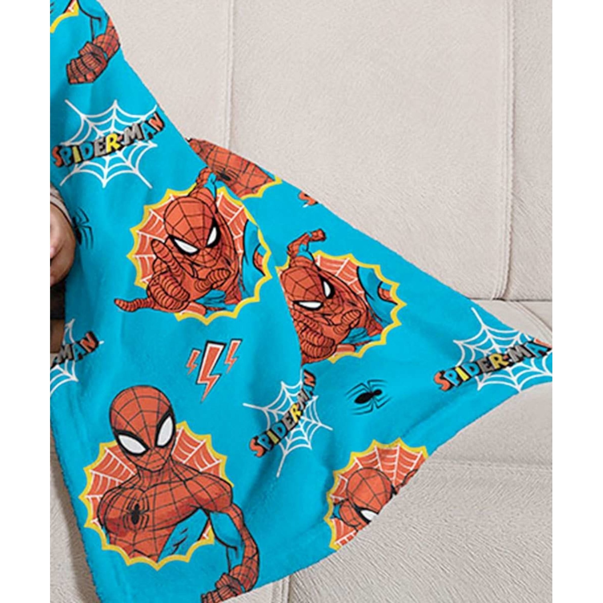 Manta Infantil Fleece de Sofá Homem Aranha 1,25 m x 1,50 m - 3