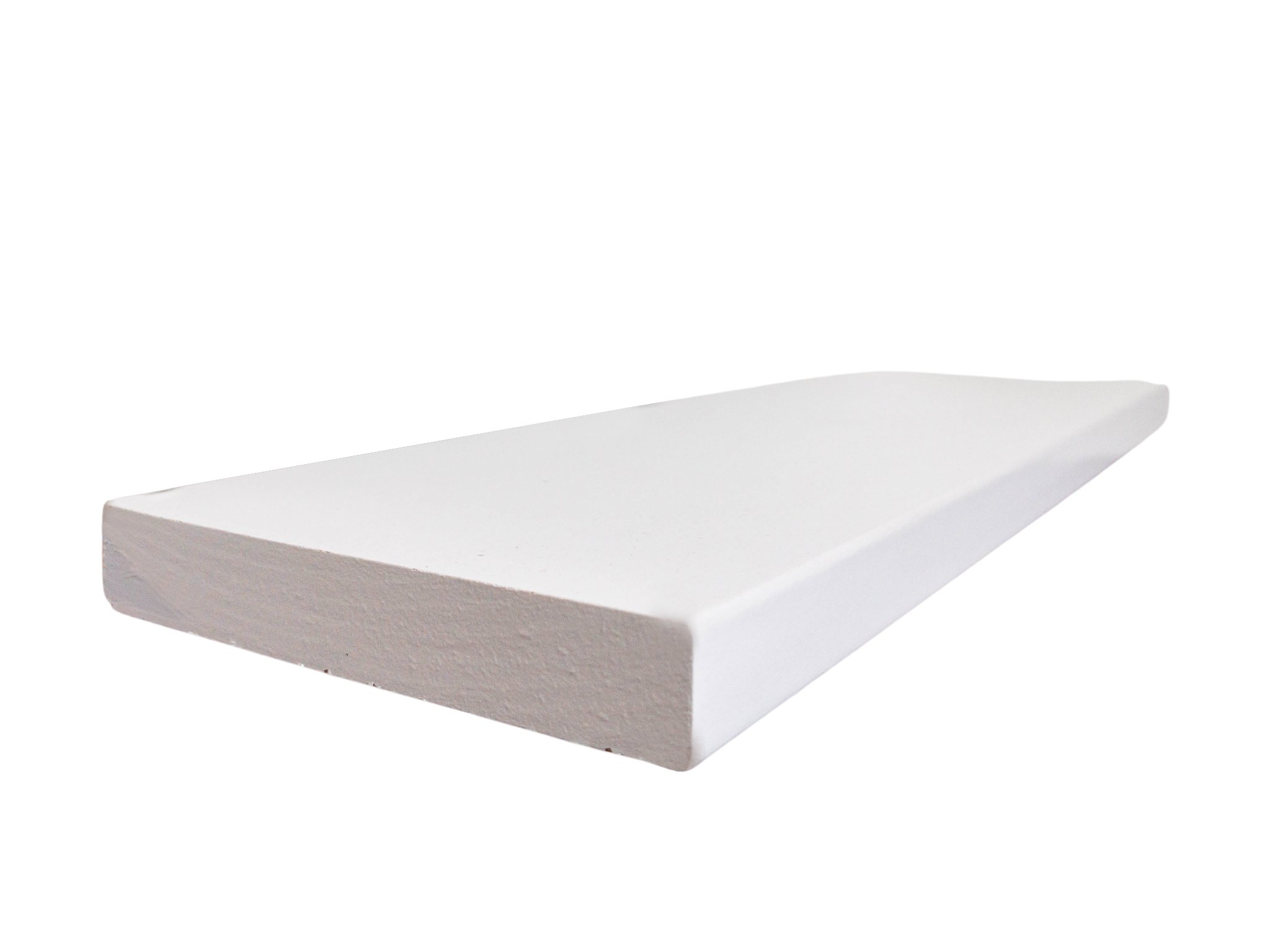 Kit 4 Prateleiras 100% MDF cor BRANCO 30x10x1,5cm + Suporte de instalação - 4