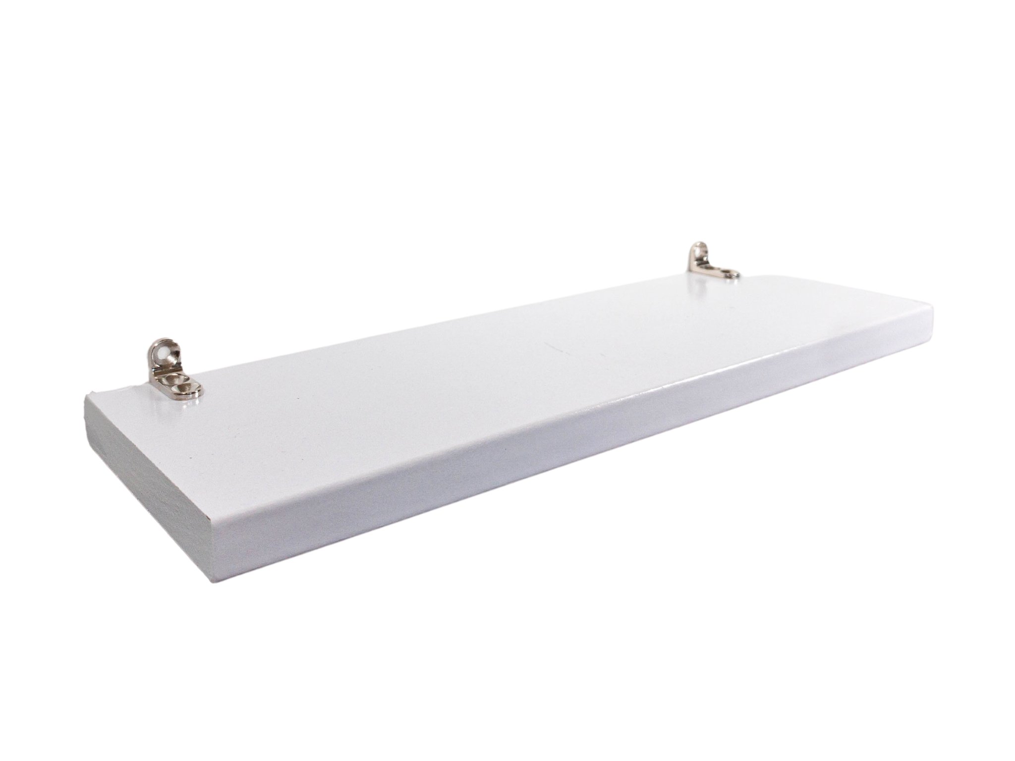 Kit 4 Prateleiras 100% MDF cor BRANCO 30x10x1,5cm + Suporte de instalação - 7